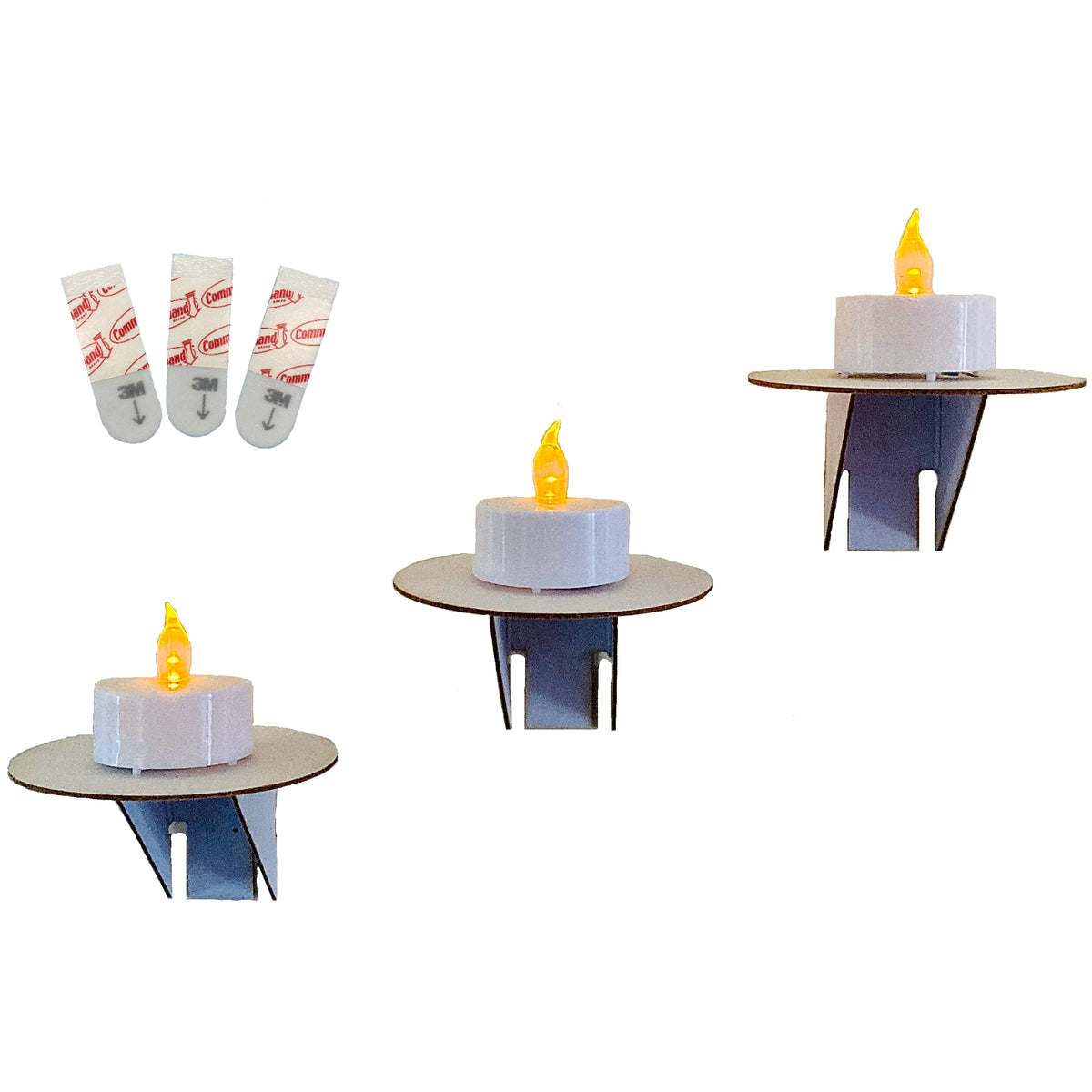 Tea Light Candle Shelves – Ninefold Design