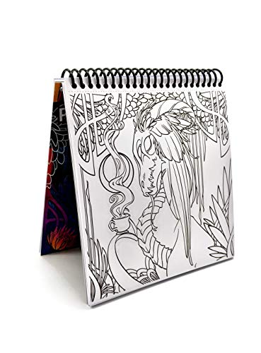 Psychedelic Coloring Book: Dark Creatures and Mystical Art